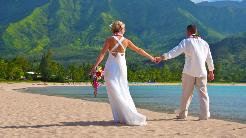 Heiraten am Strand von Kauai