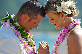 Heiraten am Strand von Kauai