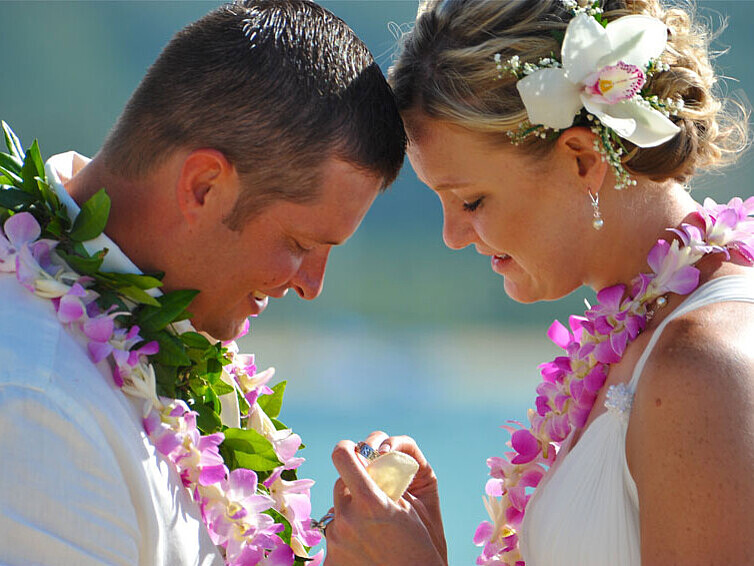 Heiraten am Strand von Kauai