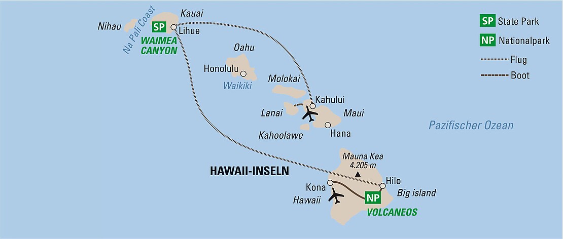 Inselparadies Hawaii